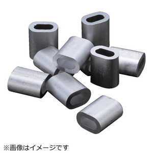 トラスコ中山 アルミスリーブ 適合ワイヤ径2.0mm 20個入 AS2 トラスコ中山 アルミスリーブ 適合ワイヤ径2.0mm 20個入 AS2