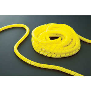 トラスコ中山 スパイラルチュ-ブ10m結束径φ7.5~30.0黄 TSP10Y