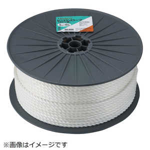 トラスコ中山 ビニロンロープ 3つ打 線径12mmX長さ100m R12100 トラスコ中山 ビニロンロープ 3つ打 線径12mmX長さ100m R12100