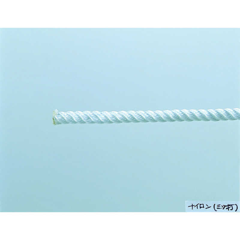 100%正規品 TRUSCO 綿ロープ 3つ打 線径6mm×長さ200m ボビン巻 R-6200M 1巻