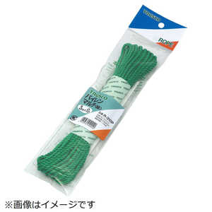 トラスコ中山 パイレンカラーロープ 3つ打 線径5mmX長さ10m 緑 R510P トラスコ中山 パイレンカラーロープ 3つ打 線径5mmX長さ10m 緑 R510P