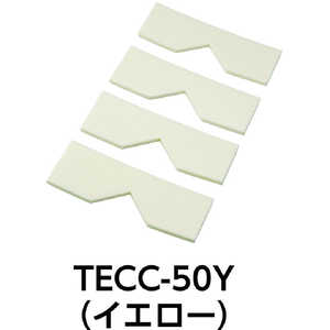 トラスコ中山 エッジクッションテープ コーナー用 イエロー 4枚入 TECC50Y トラスコ中山 エッジクッションテープ コーナー用 イエロー 4枚入 TECC50Y