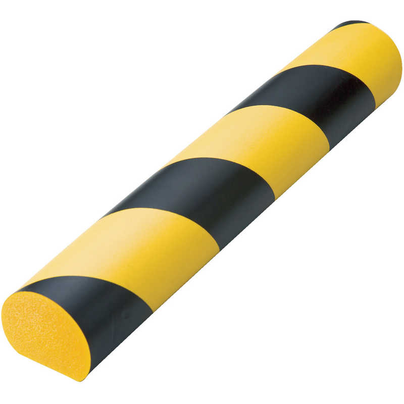 トラスコ中山 安心クッション かまぼこ型 1本入り 黒 黄 Tac114 Urban Tales Com