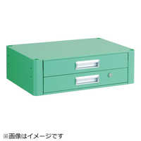 トラスコ中山/TRUSCO ファルコンワゴン 2段引出 600×400 W色 FAW64XW