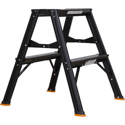 アルミ製踏台 2段 高強度型 シルバー トラスコ中山 TSAF-2-SV (61-2969-76) TRUSCO アルミ製踏台 2段 高強度型 シルバー TSAF2SV [r20][s9-830] 楽天