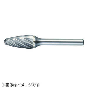 トラスコ中山 超硬バー 砲弾型 Φ16X刃長25X軸6 アルミカット TA3C160 トラスコ中山 超硬バー 砲弾型 Φ16X刃長25X軸6 アルミカット TA3C160