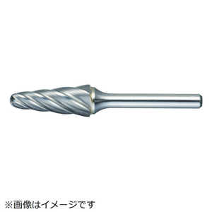 トラスコ中山 超硬バー テーパー(先丸) Φ19X刃長38X軸6 アルミカット TA7C190 トラスコ中山 超硬バー テーパー(先丸) Φ19X刃長38X軸6 アルミカット TA7C190