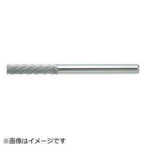 トラスコ中山 超硬バー 円筒型 Φ1.5X刃長6X軸3 ダブルカット TB1A015 トラスコ中山 超硬バー 円筒型 Φ1.5X刃長6X軸3 ダブルカット TB1A015