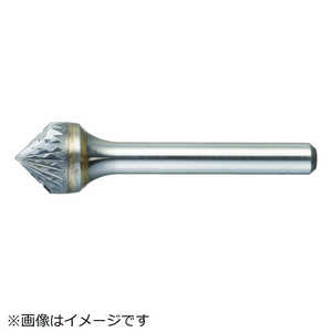 トラスコ中山 超硬バー 円錐型90° Φ16X刃長8X軸6 ダブルカット TB49C160 トラスコ中山 超硬バー 円錐型90° Φ16X刃長8X軸6 ダブルカット TB49C160