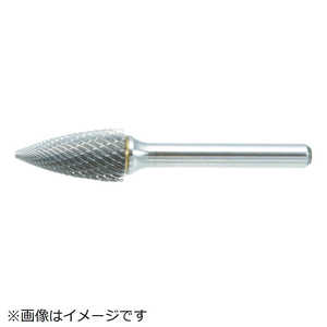 トラスコ中山 超硬バー トンガリ型 Φ16X刃長25X軸6 シングルカット TB4C160S トラスコ中山 超硬バー トンガリ型 Φ16X刃長25X軸6 シングルカット TB4C160S