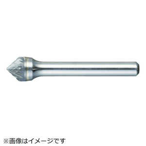 トラスコ中山 超硬バー 円錐型60° Φ9.5X刃長8X軸6 ダブルカット TB50C095 トラスコ中山 超硬バー 円錐型60° Φ9.5X刃長8X軸6 ダブルカット TB50C095