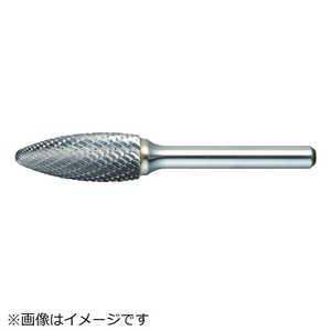 トラスコ中山 超硬バー 楕円型 Φ12.7X刃長32X軸6 シングルカット TB51C127S トラスコ中山 超硬バー 楕円型 Φ12.7X刃長32X軸6 シングルカット TB51C127S