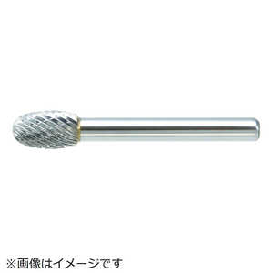トラスコ中山 超硬バー タマゴ型 Φ16X刃長25X軸6 ダブルカット TB6C160 トラスコ中山 超硬バー タマゴ型 Φ16X刃長25X軸6 ダブルカット TB6C160