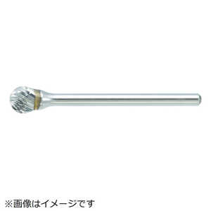 トラスコ中山 超硬バー 球型 Φ4X刃長3.4X軸3 ダブルカット TB8B040 トラスコ中山 超硬バー 球型 Φ4X刃長3.4X軸3 ダブルカット TB8B040