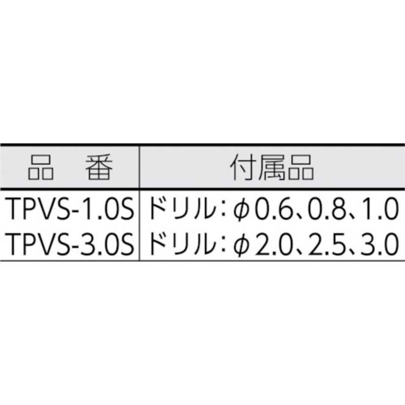 トラスコ中山 トラスコ中山 ピンバイス 収納式ドリルセット1Φ 0.1-3.2mm TPVS1.0S_ TPVS1.0S_