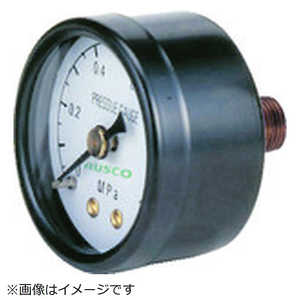 トラスコ中山 圧力計 表示板径φ40 埋込型口径R1/8表示 TPG40