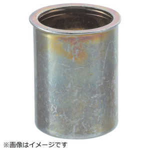 トラスコ中山 クリンプナット薄頭スチール 板厚2.5 M10X1.5 500入 TBNF10M25SC