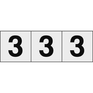 トラスコ中山 数字ステッカー 50×50 「3」 透明 3枚入 TSN503TM トラスコ中山 数字ステッカー 50×50 「3」 透明 3枚入 TSN503TM