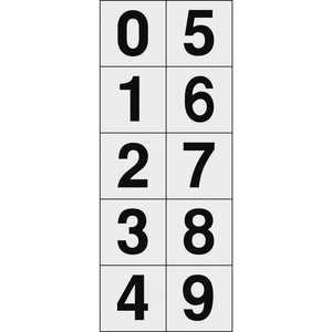 トラスコ中山 数字ステッカー 50×50 「0~9」連番 透明 1枚入 TSN5010TM トラスコ中山 数字ステッカー 50×50 「0~9」連番 透明 1枚入 TSN5010TM