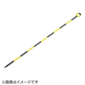  トラスコ中山 TRUSCO カラー異形ロープ止め丸型黄黒 ドットコム専用 TRM13150I