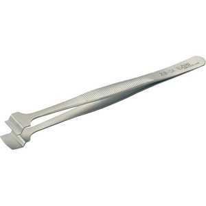 トラスコ中山 耐酸耐磁ピンセット 127mm 先端幅9.5mm ウエハー用 2LBSA トラスコ中山 耐酸耐磁ピンセット 127mm 先端幅9.5mm ウエハー用 2LBSA