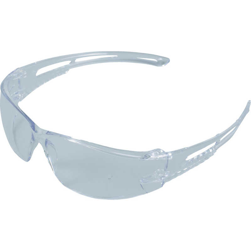 人気カラーの TRUSCO トラスコ 二眼型安全メガネ フレーム赤色
