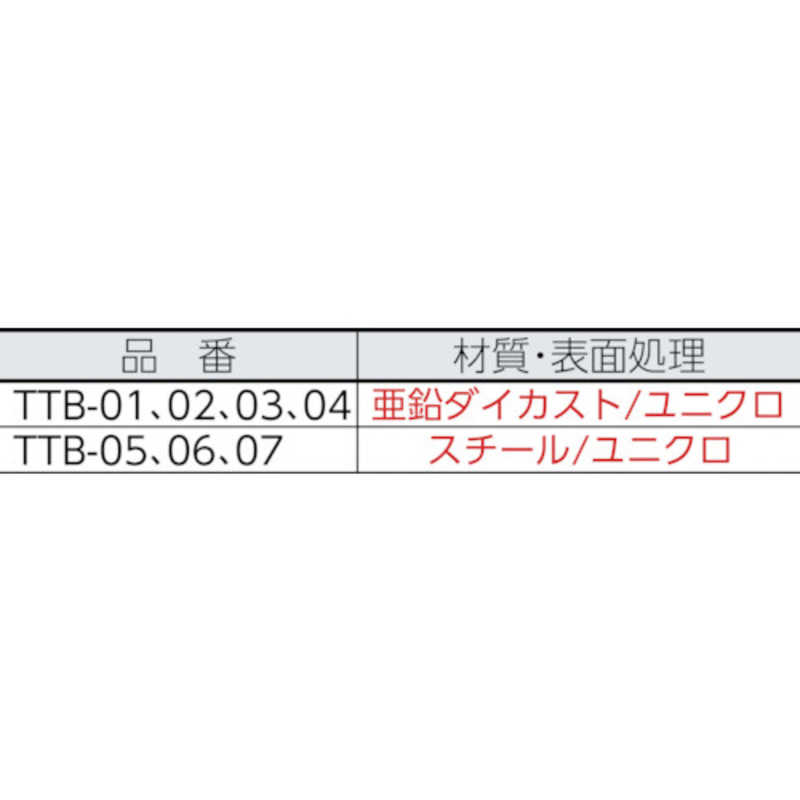トラスコ中山 トラスコ中山 枠式ターンバックル フック&フックタイプ ねじ径5/32 TTB01 TTB01