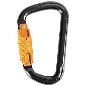 トラスコ中山 ネジロック付カラビナ 線径10.5 110 ブラック TKNNL1111BK