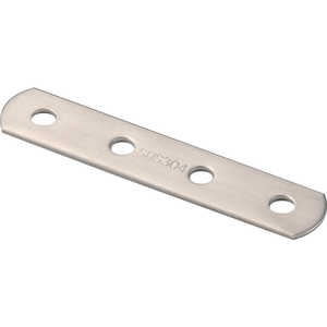 トラスコ中山 ジョイント金具19型フラットステンレス長さ100穴数4 TK19F4S トラスコ中山 ジョイント金具19型フラットステンレス長さ100穴数4 TK19F4S