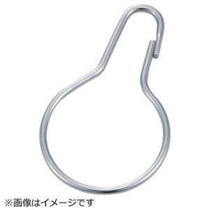 トラスコ中山 カーテンフック ステンレス製 #15 6個入 TCH15 トラスコ中山 カーテンフック ステンレス製 #15 6個入 TCH15