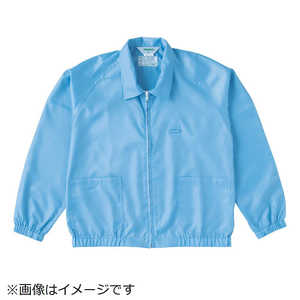 トラスコ中山 制電糸グリッド仕様ジャケット(衿付) ブルー 3L TCLGJB3L トラスコ中山 制電糸グリッド仕様ジャケット(衿付) ブルー 3L TCLGJB3L