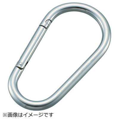 TRUSCO(トラスコ中山):ステンレス カラビナジャンボ(環なし) 16mm TKBJ-16A オレンジブック 4315952 トラスコ中山 ステンレス カラビナジャンボ(環なし) 16mm