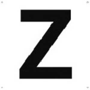 トラスコ中山 表示板 アルファベット「Z」 420×420 TAEHZ トラスコ中山 表示板 アルファベット「Z」 420×420 TAEHZ