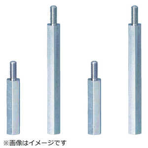 トラスコ中山 六角サポーター 三価クロメート M4×L100 10個入 TMK4100 トラスコ中山 六角サポーター 三価クロメート M4×L100 10個入 TMK4100