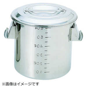 トラスコ中山 ステンレスキッチンポット蓋付 330×330 26L 手付 TSH4633 トラスコ中山 ステンレスキッチンポット蓋付 330×330 26L 手付 TSH4633