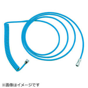 トラスコ中山 ウレタンコイルホース細巻 ストレート・L型 2.9m CH30015 トラスコ中山 ウレタンコイルホース細巻 ストレート・L型 2.9m CH30015