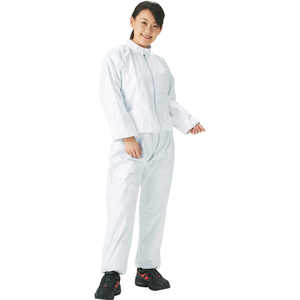 トラスコ中山 タイベック製作業服 立て襟ツーピース Mサイズ DPM502 トラスコ中山 タイベック製作業服 立て襟ツーピース Mサイズ DPM502