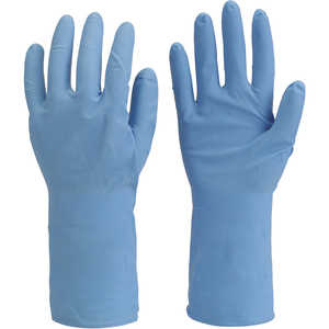 トラスコ中山 TRUSCO 耐油耐溶剤ニトリル薄手手袋 Lサイズ ドットコム専用 DPM2364