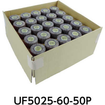 トラスコ中山 UF3025-60-50P フラップホイル外径φ30×厚み25×軸径6 60＃ 50個入