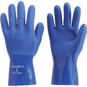 トラスコ中山 耐油ビニール手袋 Lサイズ TGL230L