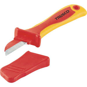 トラスコ中山 TRUSCO 絶縁電工ナイフ(プラスチックコーティングタイプ) 200mm TZEN-200C トラスコ中山 TRUSCO 絶縁電工ナイフ(プラスチックコーティングタイプ) 200mm TZEN-200C