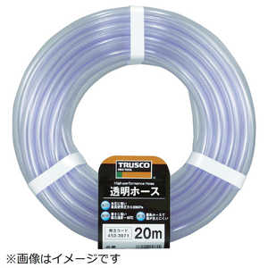 トラスコ中山 TRUSCO 透明ホース12×15 20mカット TTM-1215C20