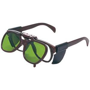 トラスコ中山 TRUSCO 複式上下自在型遮光メガネ 強化ガラスレンズ#4 TDSG-G4