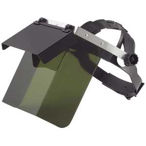 トラスコ中山 TRUSCO 遮光二重防災面 かぶりタイプ 前プレート遮光度7 TBM-501W