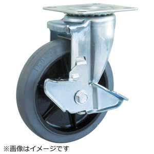 トラスコ中山 TYSシリーズ 自在 SP付 グレーゴム車100mm TYSB-100G トラスコ中山 TYSシリーズ 自在 SP付 グレーゴム車100mm TYSB-100G