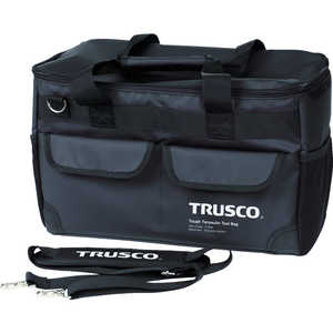 トラスコ中山 TRUSCO TOUGH ターポリンツールバッグ 黒色 TTBA-BK トラスコ中山 TRUSCO TOUGH ターポリンツールバッグ 黒色 TTBA-BK