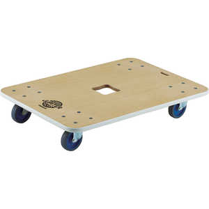 トラスコ中山 木製平台車 ジュピター 800X550 φ100 300kg JUP-800-300 トラスコ中山 木製平台車 ジュピター 800X550 φ100 300kg JUP-800-300