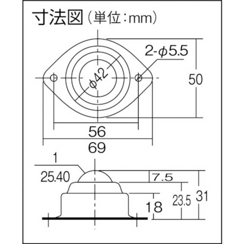トラスコ中山 ボールキャスター 樹脂製ボール Sus304ボディ 上向用 S8p の通販 カテゴリ 防犯 防災 Diy用品 トラスコ中山 ｔｒｕｓｃｏ 家電通販のコジマネット 全品代引き手数料無料
