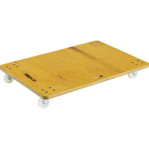 トラスコ中山 合板平台車プティカルゴ 900X600 ナイロン車 PC6090