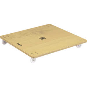 トラスコ中山 合板平台車プティカルゴ 900X900 ナイロン車 PC9090